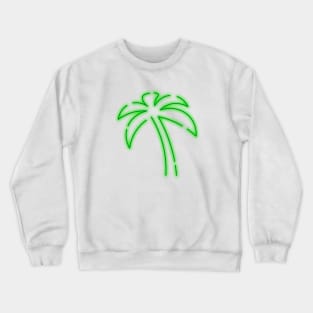 Simple green palm tree Crewneck Sweatshirt